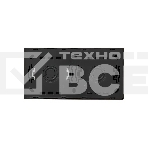 Блок выключатель 1-клав. и розетка 1-местн с заземл. LETO черн. бархат горизонталь LEZARD 752-4200-170BAP, фото2