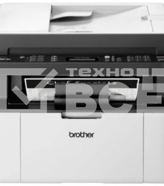 МФУ лазерное Brother MFC-1910W (MFC1910WF1) A4, ч/б, печ. 20 стр/мин, 2400x600 DPI Ethernet USB WiFi серый