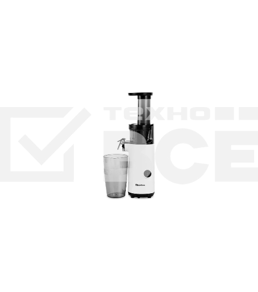 Соковыжималка шнековая Blackton Bt J3110 белый/черный, 130 Вт