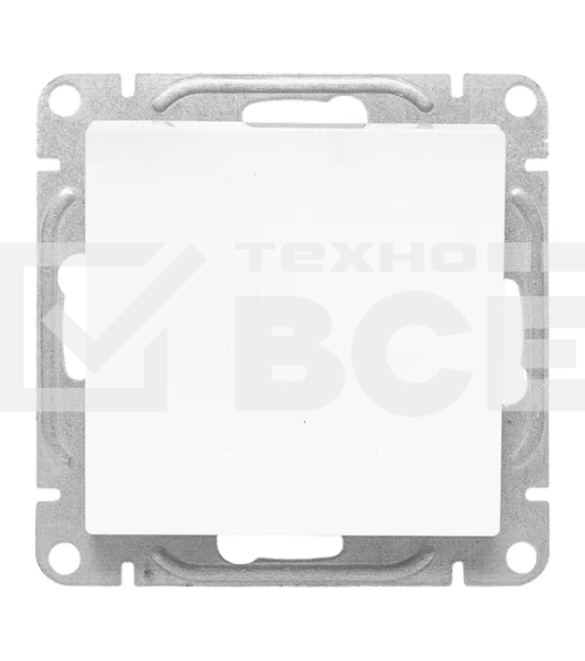 Механизм выключателя EKF UP1-SWW-12 одноклавишный, перекрестный, белый Эпика