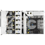 Серверная платформа ASUS ESC8000A-E13P, 4U, 2x SP5 (LGA 6096),24x DDR5 6400, 8x 2.5'' hsb NVME, up to 14x PCIe*, 2x M.2 22110 NVME, 1x 2-port 10Gbe RJ-45 Intel 710 LAN, up to 8 dual-slot GPUs, 3+1 3200W, фото2