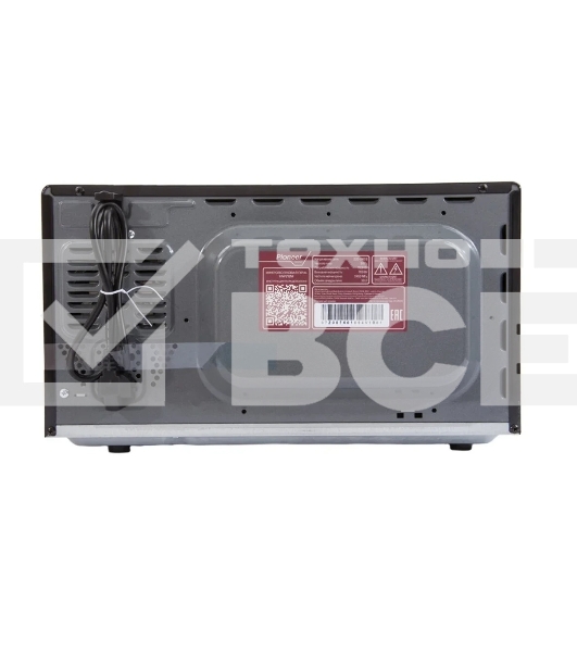 Микроволновая печь Pioneer MW212M серебристый/черный, 20 л, 700 Вт, переключатели - поворотный механизм