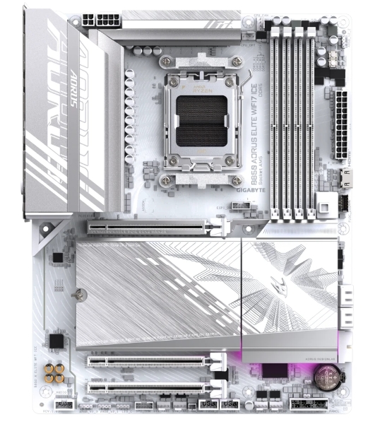 Материнская плата GigaByte B850 Aorus Elite WiFi7 Ice rev. 1.1