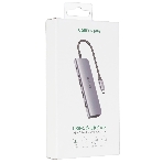 USB-концентратор UGREEN CM136-80132, USB Type-C, USB 3.0/HDMI/USB Type-C PD/AUX (3.5мм), USB, фото2