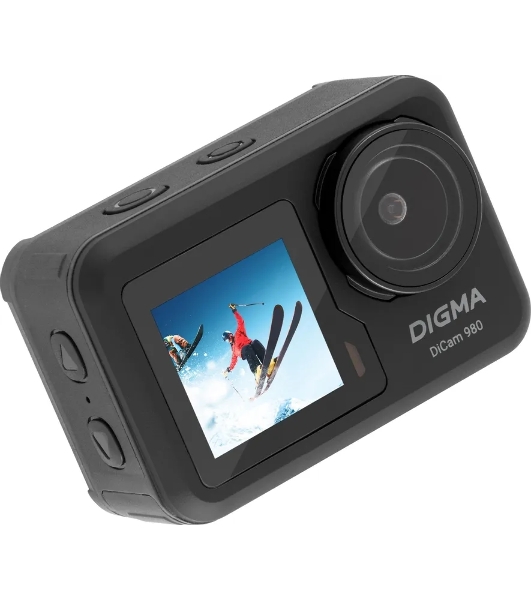 Экшн-камера Digma DiCam 980 1xCMOS 12Mpix черный