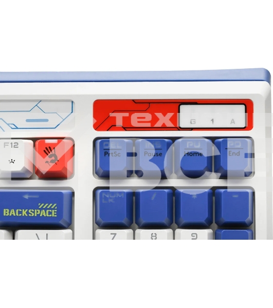 Клавиатура A4Tech Bloody B950 проводная USB синий/белый