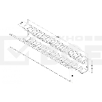 Кабельный органайзер Hyperline CM-2U-MLF-COV 2U шир.:19