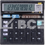 Калькулятор настольный Deli E39231 черный 12-разр., фото 1