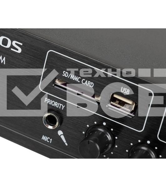 Усилитель Tantos TSo-AA60M выход 60Вт / 100Вт (00-00001841)