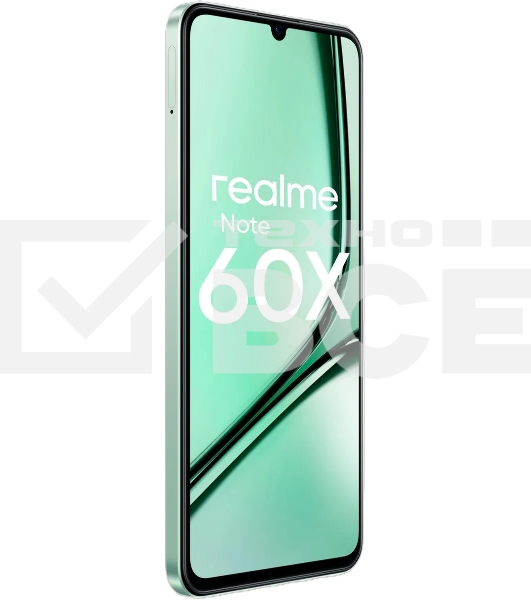 Смартфон Realme Note 60х, 3/64Gb, зеленый