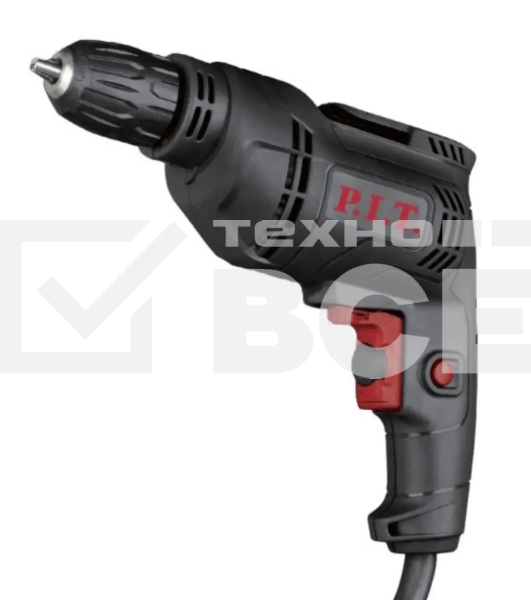 Дрель-шуруповерт сетевой P.I.T. PBM10-C, Сетевая, 550Вт