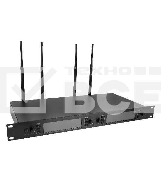 Микрофонная радиосистема Axelvox DWS7000HT (FCBundle) [AX-7000F] UHF 710-726 MHz, 4 x 16 каналов,LCD дисплей, 4х ИК порт, 4 ручных микрофона, 4 силиконовых кольца