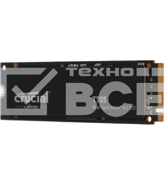 Накопитель SSD Crucial T705 4Tb PCIe Gen5 NVMe M.2 SSD CT4000T705SSD3