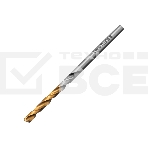 Сверло спиральное по металлу Denzel 3 x 61мм, Р6М5, Golden Tip, многогранная заточка, 2 шт., фото4