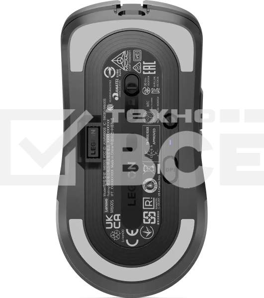 Мышь беспроводная Lenovo Legion M600s Wireless Gaming темно-серый оптическая 19000dpi BT/Radio USB (GY51H47354)