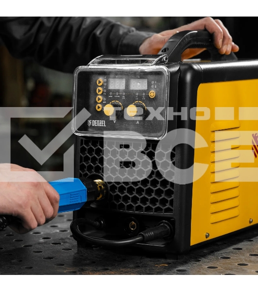 Аппарат инверторный полуавтоматической сварки Denzel MIG-160, 160 А, ПВ 60%, катушка 5 кг