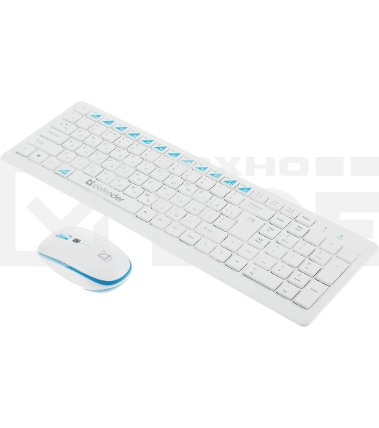 Комплект клавиатура+мышь Defender Skyline 895 беспроводной, USB, 2000 DPI, белый