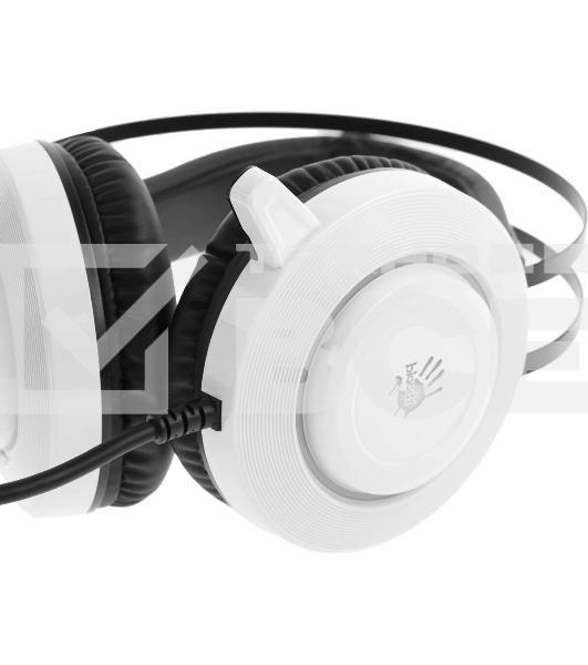 Гарнитура проводная с микрофоном A4Tech Bloody G521 белый 2.3м мониторные оголовье (G521 (WHITE))