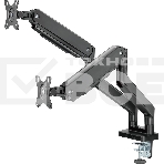 Кронштейн для мониторов Ultramounts UM731 черный 17'-35' макс.16кг крепление к столешнице поворот и наклон, фото8