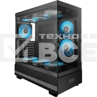 Корпус PcCooler C3Q500 BK черный без БП ATX 9x120мм 5x140мм 2xUSB3.0 audio bott PSU