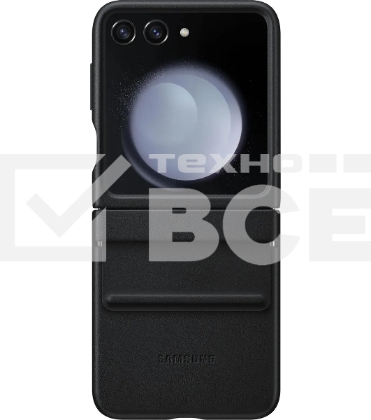 Чехол (клип-кейс) Samsung для Samsung Galaxy Z Flip5 Flap Eco-Leather Case B5 черный (EF-VF731PBEGRU)