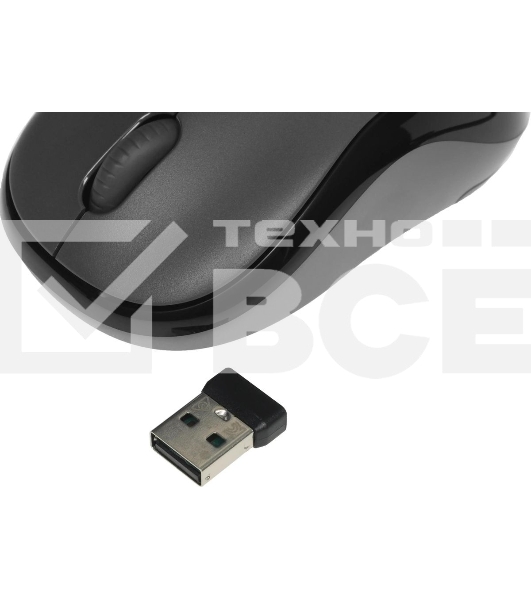 Мышь беспроводная Logitech M220 SILENT черный/серый, 1000 dpi, радиоканал, USB, кнопки - 3