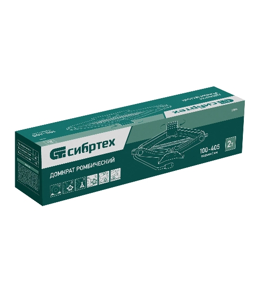 Домкрат ромбический 2 т, 100-405 мм Сибртех