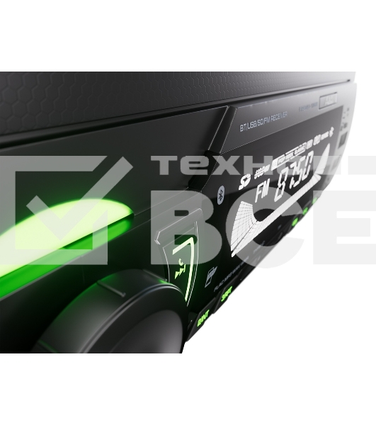 Автомагнитола AURA FIREBALL-105BT, 1 DIN, Bluetooth, USB Type-A, AUX