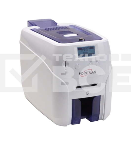 Принтер пластиковых карт Poscenter Pointman Nuvia N20 300 dpi, до 600 карт/час, USB, Ethernet, RS-232, белый