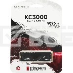 Накопитель SSD Kingston KC3000, 4Tb, PCIe 4.0 x4, M.2 2280, NVMe, R/W 7000/7000, с радиатором, фото5
