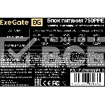 Блок питания ExeGate 750PPE, 750W, (ATX, APFC, SC, КПД 80% (80 PLUS), 12cm fan, 24pin, 2x(4+4)pin, 4xPCI-E, 6xSATA, 3xIDE, black, кабель 220V 1,8м с защитой от выдергивания), фото10