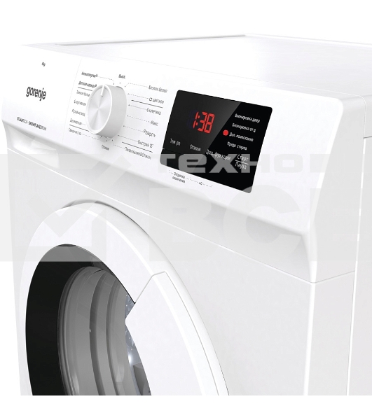 Стиральная машина Gorenje WHE60SFS белый загр. фронтальная макс.: 6 кг 1000об/мин класс: А+++