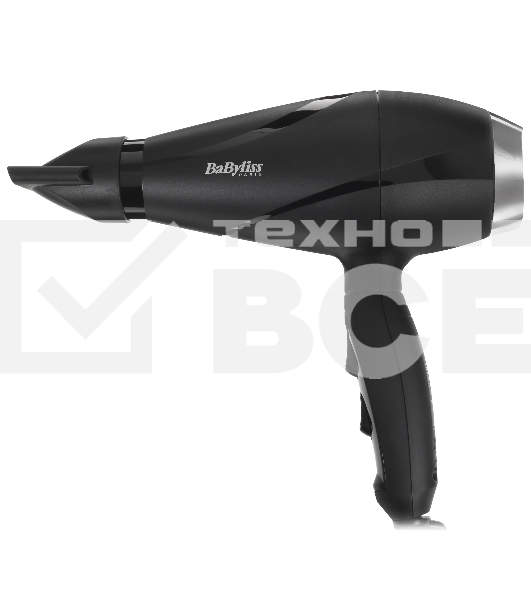 Фен BABYLISS 6713DE 2200 Вт черный/серебристый