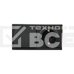 Блок выключатель 1-клав. и розетка 1-местн с заземл. LETO черн. бархат горизонталь LEZARD 752-4200-170BAP, фото3