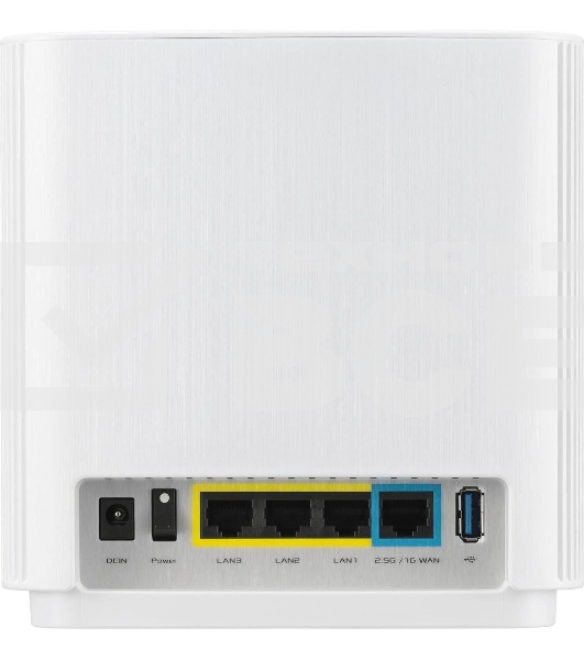 Бесшовный Mesh роутер Asus ZenWiFi XT9 (W-2-PK) AX7800 2.5GE/USB3.0 белый (упак.:2шт)