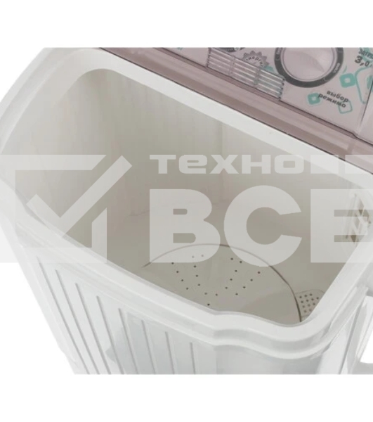 Стиральная машина Славда WS-30T/ЕТ белая, загрузка вертикальная 3кг, класс: C