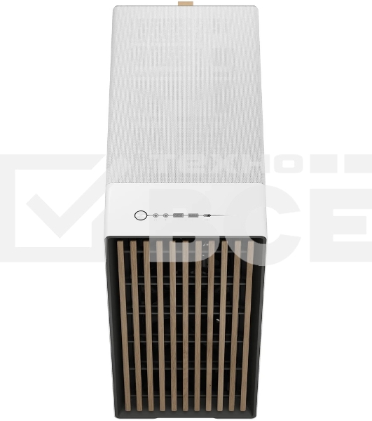 Компьютерный корпус без блока питания Fractal Design North XL, Full-Tower, 3x140мм, 2xUSB-A 3.2 + 1xUSB 3.2 Type-C E-ATX, ATX, mATX, mITX Wood panel, Chalk белый