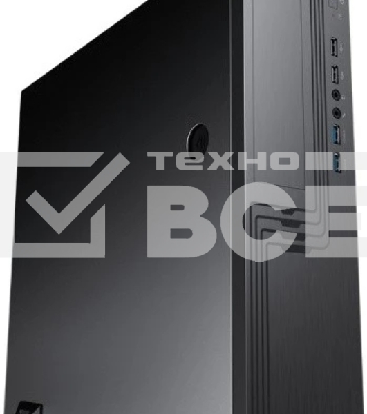 Компьютерный корпус EL555BK PM-300TFX 80+Bronze U3.0*2+U2*2+2*combo Audio; fan 9cm; intrusion switch POWERMAN Slim Case 6143524