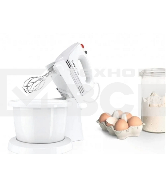 Миксер ручной Bosch MFQ2600W 375Вт, белый