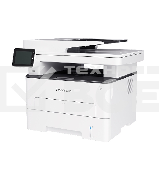 Монохромное МФУ Pantum BM5106FDN, P/C/S/F, Mono laser, A4, 40 ppm (max 100000 p/mon), 1.2 GHz, 1200x1200 dpi, 512 MB RAM, Duplex, DADF50, paper tray 250 pages, USB, LAN,touch screen, start. cartridge 6000 pages