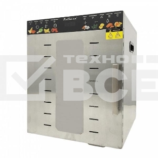 Сушилка для овощей и фруктов Pullman PL-1110, 10 уровней, 21 поддонов, 800 Вт