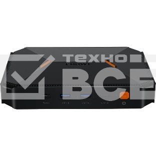 Компьютер Chuwi HeroBox  Intel N-series N100(0.8Ghz)/8192Mb/256SSDGb/Int:Intel UHD Graphics 600/BT/WiFi/war 1y/0.59kg/Black/Win11Pro + USB2.0*2/USB3.0*2/Type-C*1/HDMI*1/VGA*1/RJ45*1/WIFI6,BT5.2/bracket