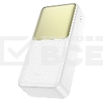 Портативный аккумулятор Hoco J136B, 30000мА·ч, QC/PD, 3A, с дисплеем, белый, фото2