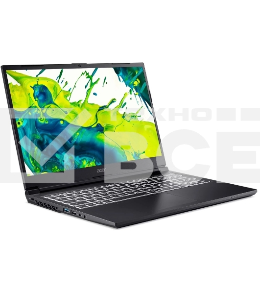 Ноутбук ACER Aspire 7 A715-59G-51DK черный 15.6'(1920x1080 (матовый) IPS)/Intel Core i5 13420H(2.1Ghz)/16384Mb/512PCISSD Gb/noDVD/Ext:nVidia GeForce RTX 3050(6144Mb)/Cam/BT/WiFi/50WHr/war 1y/2kg/Iron/NoOS