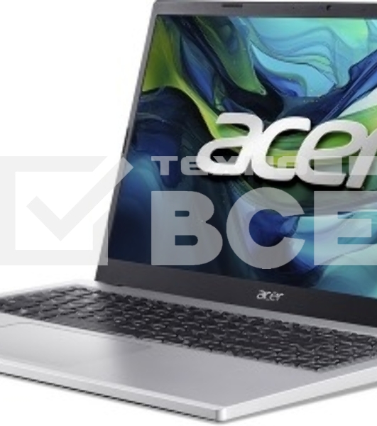 Ноутбук Acer Aspire Lite AL15-61P-R83Y 15,6' FHD 1920x1080 Non-glare IPS, 800:1, 250 nit AMD Ryzen 5 8640HS UMA 16 Gb DDR5 Memory 512Gb PCIe NVMe SSD Silver Plastic  None(Boot-up only)