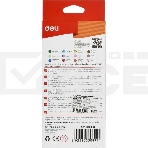 Карандаши цветные Deli EC00300 ColoRun, трехгранный профиль, тополь, 12 цветов, коробка с европодвесом, фото7