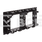 Рамка-суппорт 4 мод. Avanti для In-liner Front черный ДКС 4402914, фото2