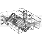 Посудомоечная машина ARDO DBEA9452B2, черный, 44.8 см, 10 компл., 49 дБ, класс: А++, фото5