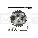 Пила циркулярная PROFIPOWER E0266 ДП-185B (1400Вт, 5500об/мин, диск 185х20мм, пропил 42/60мм, 45°), фото3