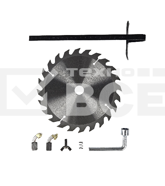 Пила циркулярная PROFIPOWER E0266 ДП-185B (1400Вт, 5500об/мин, диск 185х20мм, пропил 42/60мм, 45°)